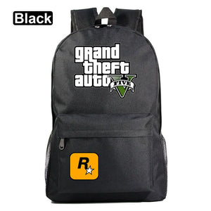 GTA5 Grand Theft Auto V School Bag Boy Girl Backpack