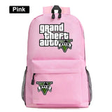 GTA5 Grand Theft Auto V School Bag Boy Girl Backpack