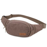 Canvas Waist Packs Women Men Belt Bag Travel Waist Bags