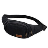 Canvas Waist Packs Women Men Belt Bag Travel Waist Bags