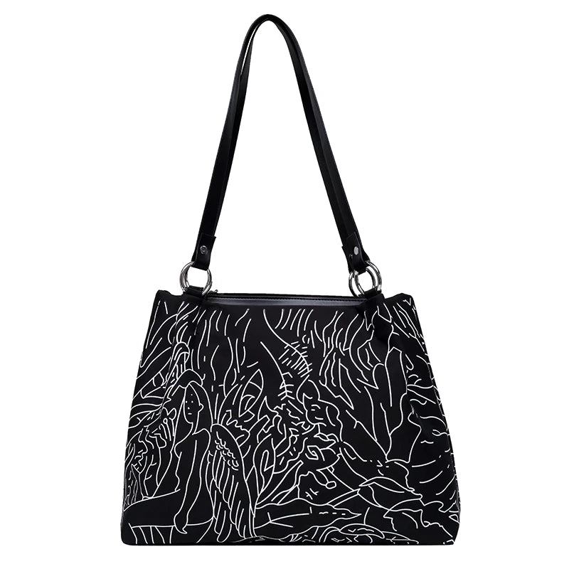 Hot Nylon High Handle Shoulder Lady Bags