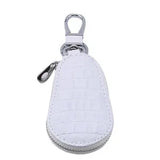 Leather Key Wallet Unisex Zipper Keys Pouch Gourd Storage Case 5 Colors