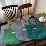 Houndstooth Pattern Women's Tote Handbags Plaid Ladies Portable Shoulder Bag