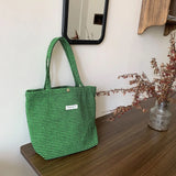 Houndstooth Pattern Women's Tote Handbags Plaid Ladies Portable Shoulder Bag