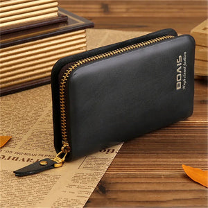 Leather Key Bag Men And Women Multifunction Purse