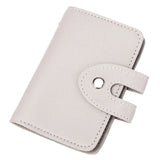 Solid Buttons Long Wallet for Men & Women, Wallet Case with Money Clip