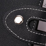 Solid Buttons Long Wallet for Men & Women, Wallet Case with Money Clip