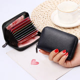 Solid Zipper Long Wallet for Women