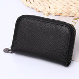 Solid Zipper Long Wallet for Women