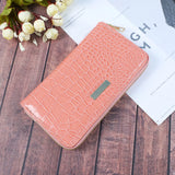 Stone Pattern Long Wallet Solid Women Zipper Purse Card Clutch Bag