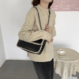 Lamb Wool Shoulder Bags Faux Fur Messenger Bag Totes Warm Purses