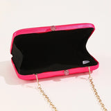 Silk Evening Bag Rhinestone Clutch Crossbody Bag for Cheongsam Shoes