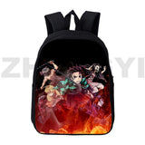 Japan 3D Print Demon Slayer Backpack Travel for Girl Anime Kimetsu No Yaiba Bag