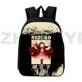 Japan 3D Print Demon Slayer Backpack Travel for Girl Anime Kimetsu No Yaiba Bag