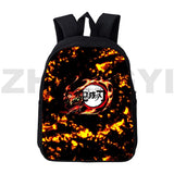 Japan 3D Print Demon Slayer Backpack Travel for Girl Anime Kimetsu No Yaiba Bag