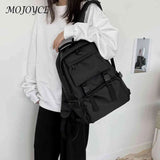 Japanese Nylon Backpack for Women Men Student Large Rucksack