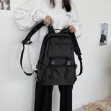 Japanese Backpack Women Men Nylon Student Large Shoulder Travel Rucksack