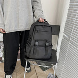 Japanese Backpack Women Men Nylon Student Large Shoulder Travel Rucksack