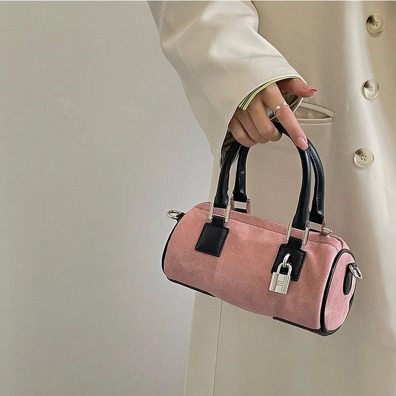 Japanese Pu Leather Small Flowers Messenger Bag Shoulder Bags