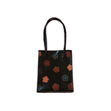 Japanese Pu Leather Small Flowers Messenger Bag Shoulder Bags