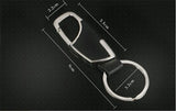 Metallic Keychain Leather Key Organizer Holder Key Holder Mini Men Car Key