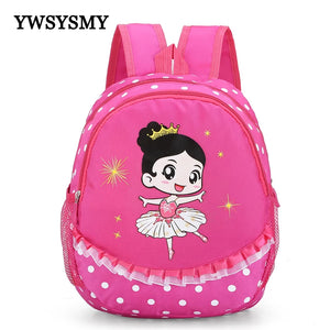 Kids Backpack Girls Dance Latin Ballet Bag Waterproof Nylon Children School Bags