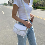 Women's Knitting Strap Shoulder Bag Small Crossbody Lady Messenger