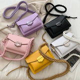 Women's Knitting Strap Shoulder Bag Small Crossbody Lady Messenger