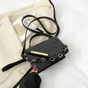 Korea Style Small Handbags Women Shoulder Bag Chain Square Crossbody Bags