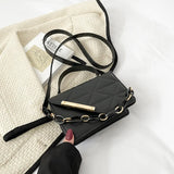 Korea Style Small Handbags Women Shoulder Bag Chain Square Crossbody Bags
