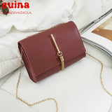 Embroidered Lock Mini Square Bag for Women
