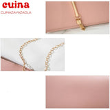 Embroidered Lock Mini Square Bag for Women