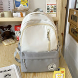 Nylon School Backpack High-capacity Laptop Book Bag Handbags