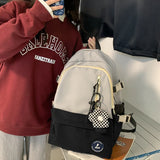 Nylon School Backpack High-capacity Laptop Book Bag Handbags