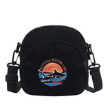Harajuku Style Shark Canvas Shoulder Bag