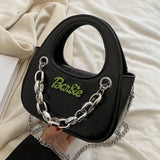 Retro Hand Small Bag Vintage Mini Shoulder Y2K Girl Chain Messenger Harajuku