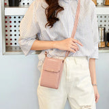 Ladies Large Capacity Leather Phone Bag Single Shoulder Wallet