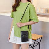 Ladies Large Capacity Leather Phone Bag Single Shoulder Wallet