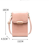 Ladies Large Capacity Leather Phone Bag Single Shoulder Wallet