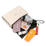 Crocodile Pattern Solid PU Leather Shoulder Bag