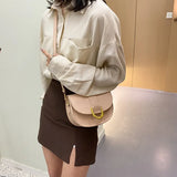 Women Crossbody Bag PU Leather Small Flap Messenger Bag for Ladies Bag