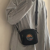 Harajuku Ladies Canvas Shoulder Bag Mini Messenger Handbag Purse