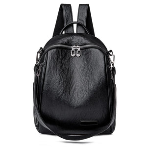 Ladies 3 In 1 Backpack Shoulder Bag Bagpack Academy Bookpack Women Schoolbag