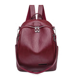 Ladies 3 In 1 Backpack Shoulder Bag Bagpack Academy Bookpack Women Schoolbag