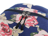 Floral Print Canvas Backpack 3pcs Set for School and Travel