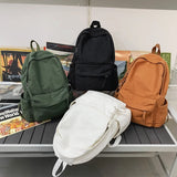 Canvas School Backpack Large Boy Girl Travel Student Bag Male Female College Bac