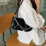 Chain Shoulder Bags for Women, Pleated Handbags Small Messenger Bags
