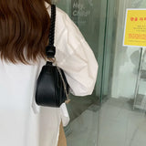 Chain Shoulder Bags for Women, Pleated Handbags Small Messenger Bags