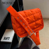 Quilted Cotton Crossbody Hand Bag - Adjustable Strap for Travel Shopping