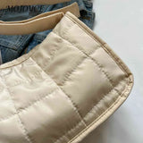 Quilted Cotton Crossbody Hand Bag - Adjustable Strap for Travel Shopping
